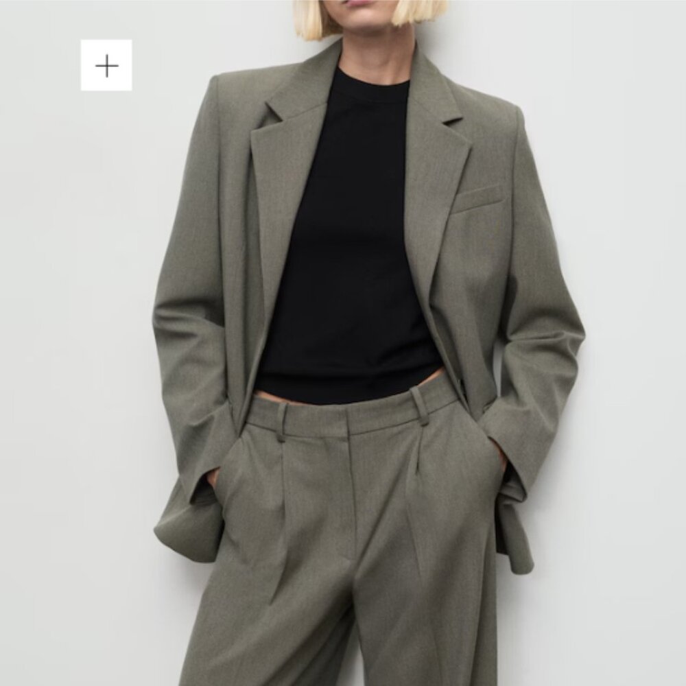 Suit blazer with flap pockets - Brand New